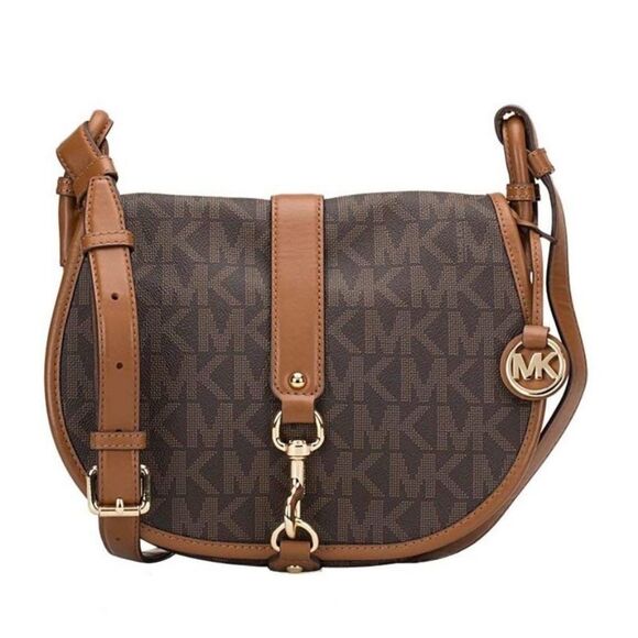 Michael Kors Jamie Saddle Crossbody Bag NWOT - Picture 1 of 11